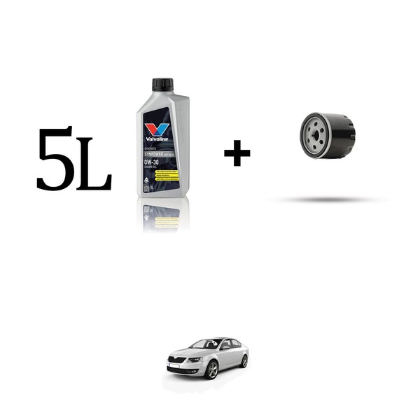 Set ÖLfilter Und 5L FüR Skoda Octavia III 1.5 TSI 110Kw Von 2017-image