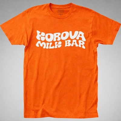 KOROVA Milk Bar T SHIRT A Clockwork Orange Moloko Stanley Kubrick Plus Droog Tee