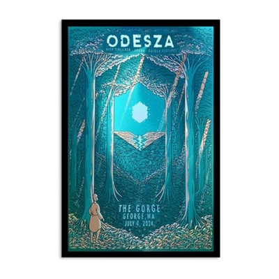 Odesza Gorge Amphitheatre George Wa July 4 2024 Poster