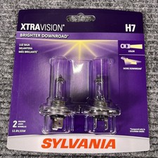 Sylvania H7 Xtravision High Performance Halogen Headlight 2 Lamps Brighter