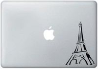 Eiffelturm Laptop Aufkleber Deko Vinyl Sticker Wandtattoo Wandbild