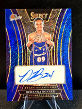 2025 Select DeWanna Bonner Blue Shimmer FOTL Auto /13 Draft Selection Mercury