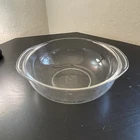 Vintage Pyrex 2 Quart 024 Clear Glass Casserole Dish No Lid