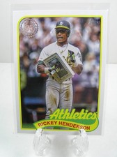 Topps 2024 Update Baseball Card #89US-41 Rickey Henderson 1989 35th Anniversary
