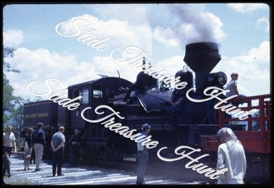 Cass Scenic Railroad Locomotive 35mm Slide 1960s Kodachrome