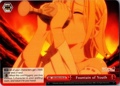 Fountain of Youth Climax Rare The Seven Deadly Sins SDS/SX03-076 CR NM