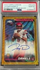 🔥CHASE PACK READ DESCRIPTION JAYDEN DANIELS GOLD WAVE AUTO PSA 10