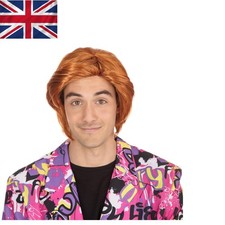 High-Quality Ginger Wig - Versatile Hair Accessory for Music Festivals & Parties