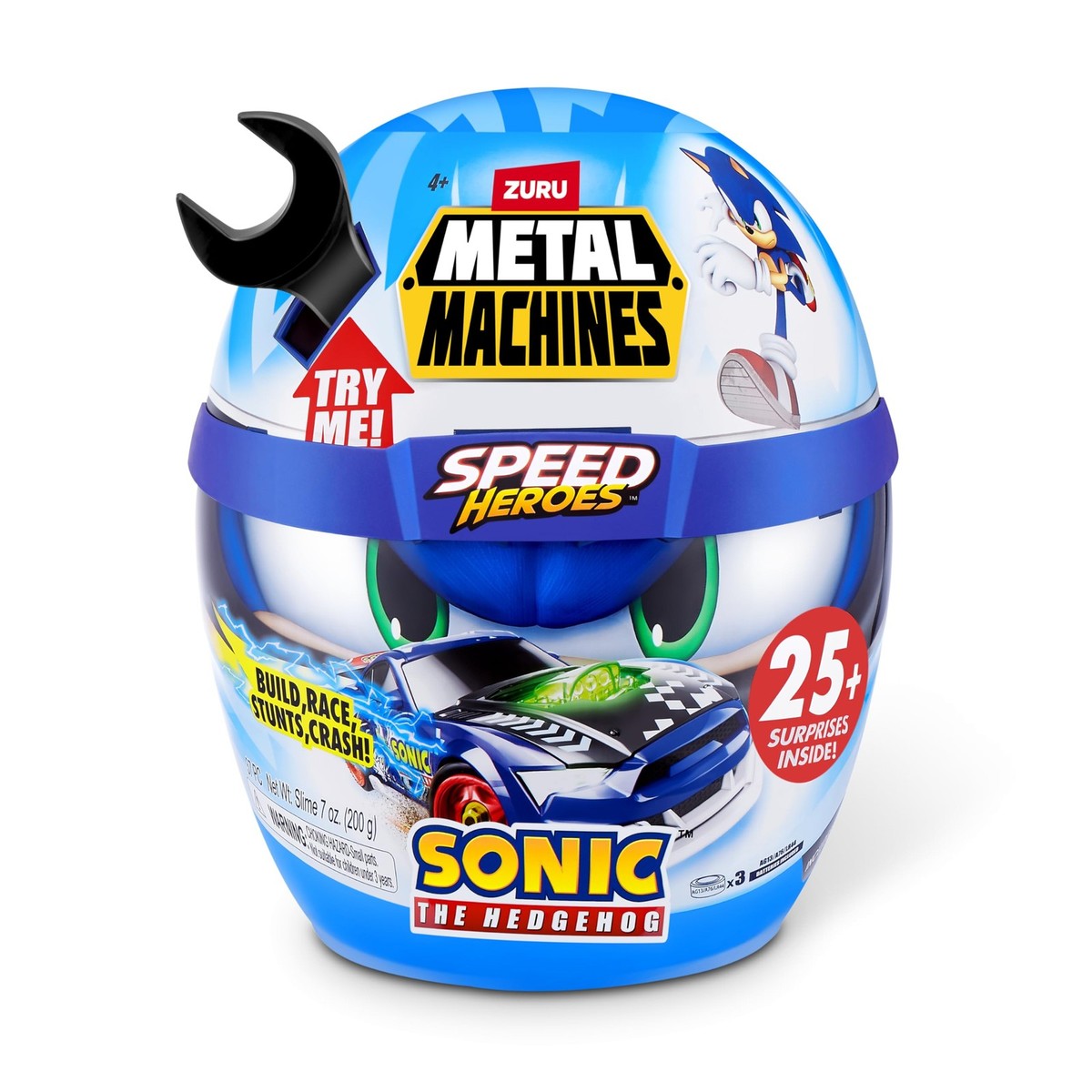 NEW ZURU Metal Machines Speed Heroes Sonic the Hedgehog | eBay