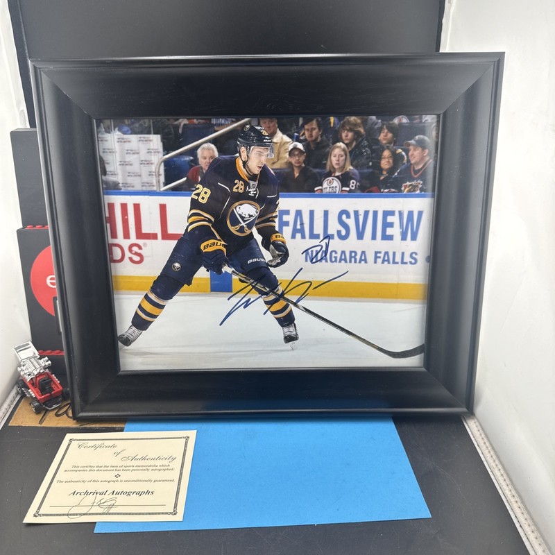 Zemgus Girgensons Buffalo Sabres Signed 8X10 Photo AUTOGRAPH NHL
