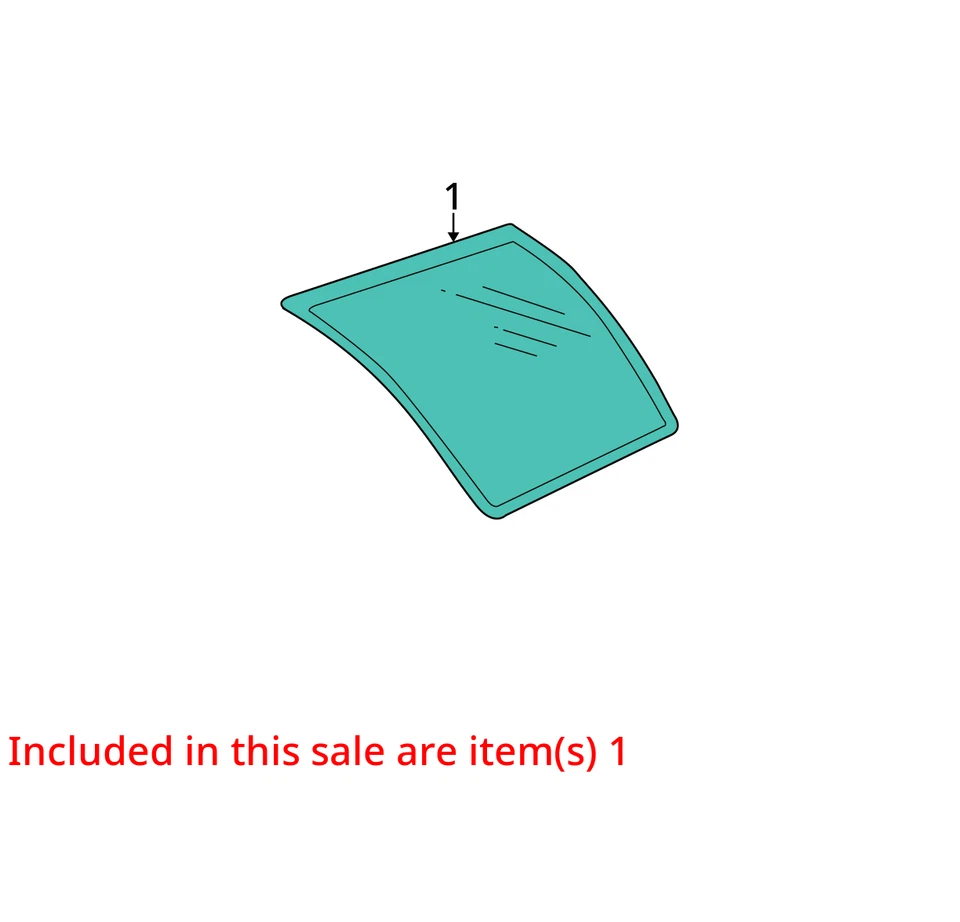 SE ADAPTA A OLDSMOBILE BRAVADA 2002-2004 VENTANA B/SID 15163162 - NUEVO OEM 15163162 Foto 2 de 3