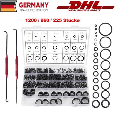 1200/960/225 O Ring Sortiment NBR Gummi Dichtringe Im Set O-Ringe Oring Dichtung
