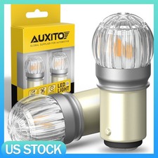 2x Auxito 1157 2057 Led Bulbs 3000k Amber Yellow Turn Signal Light Super Bright
