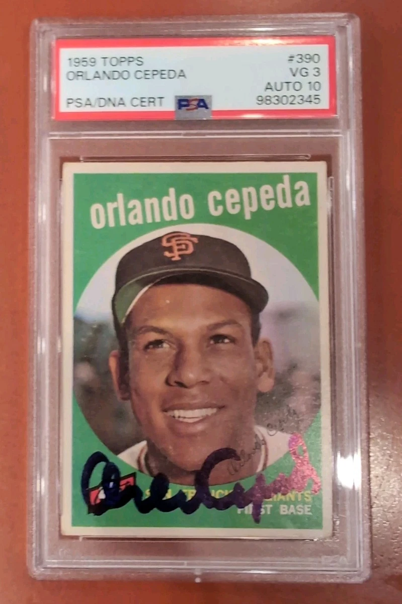 Orlando Cepeda Autographed Baseball Cards for sale | eBay