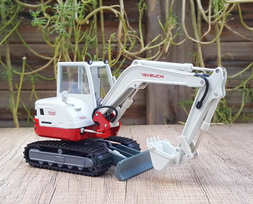 TAKEUCHI TB260 ミニカー 1:35 Takeuchi TB260 Compact Excavator Construct Machine Equipment