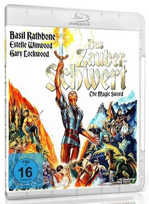 Das Zauberschwert (1962)[Blu-ray/Neu/OVP] Fantasy Klassiker mit  Basil Rathbone