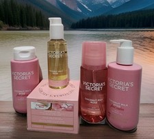 5 Pcs Set Victoria's Secret Coconut Milk Rose Feel Calm 5x Lot Bundle New