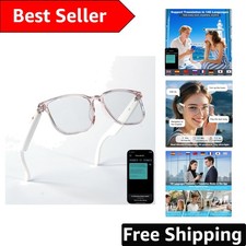 AI Smart Glasses with 160+ Language Translation & Voice Control - Bluetooth 5.4