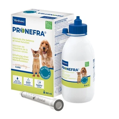 VETPLUS Virbac Pronefra Líquido Para Perros Y Gatos Con Insuficiencia Renal 180 ML