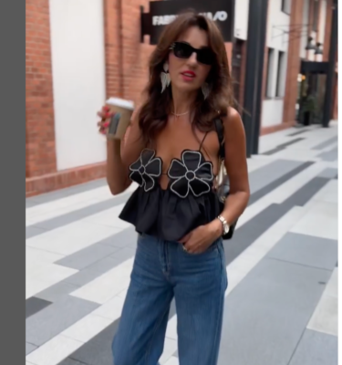 ZARA デコレーションアクセサリー 2-PACK PALM TREE FLOWER RESIN