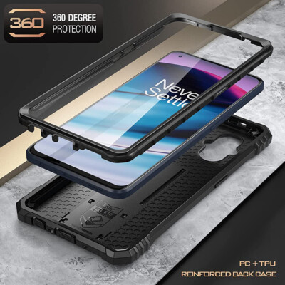 For OnePlus Nord N20 5G Case Full Body Cover with Screen Kickstand Black