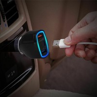 Fast Quick Car Phone Charger 2 USB w/ Type C Connector Plug Adapter Accessories