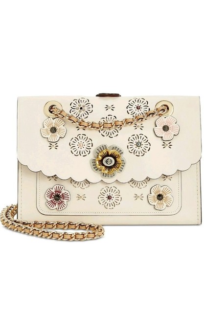 coach parker bag white