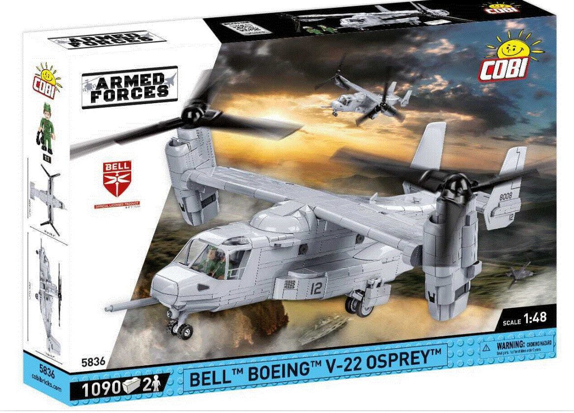 COBI TOYS 5836 Bell Boeing V-22 Osprey 1086 Bricks