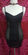 NWT ASOS Black Sheer Suspender Bodydoll Size XS US will fit 10 AU