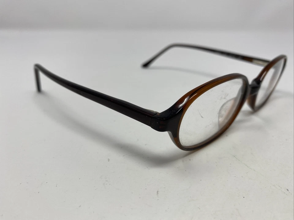 Marco de gafas de plástico de borde completo marrón Nautica Italy N8001 204 48-18-140 A549 Foto 3 de 4