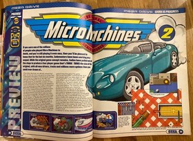 1994 SEGA Magazine #7 JULY Ecco 2; Micro Machines; First For Saturn VGC