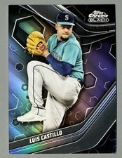 2023 Topps Chrome Black Luis Castillo Refractor 119/199 Seattle Mariners #45