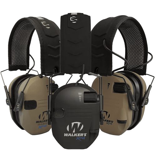 Walker's Razor Slim X-TRM Muffs Multy Color + Razor Walkie Talkie Free 21dB NRR