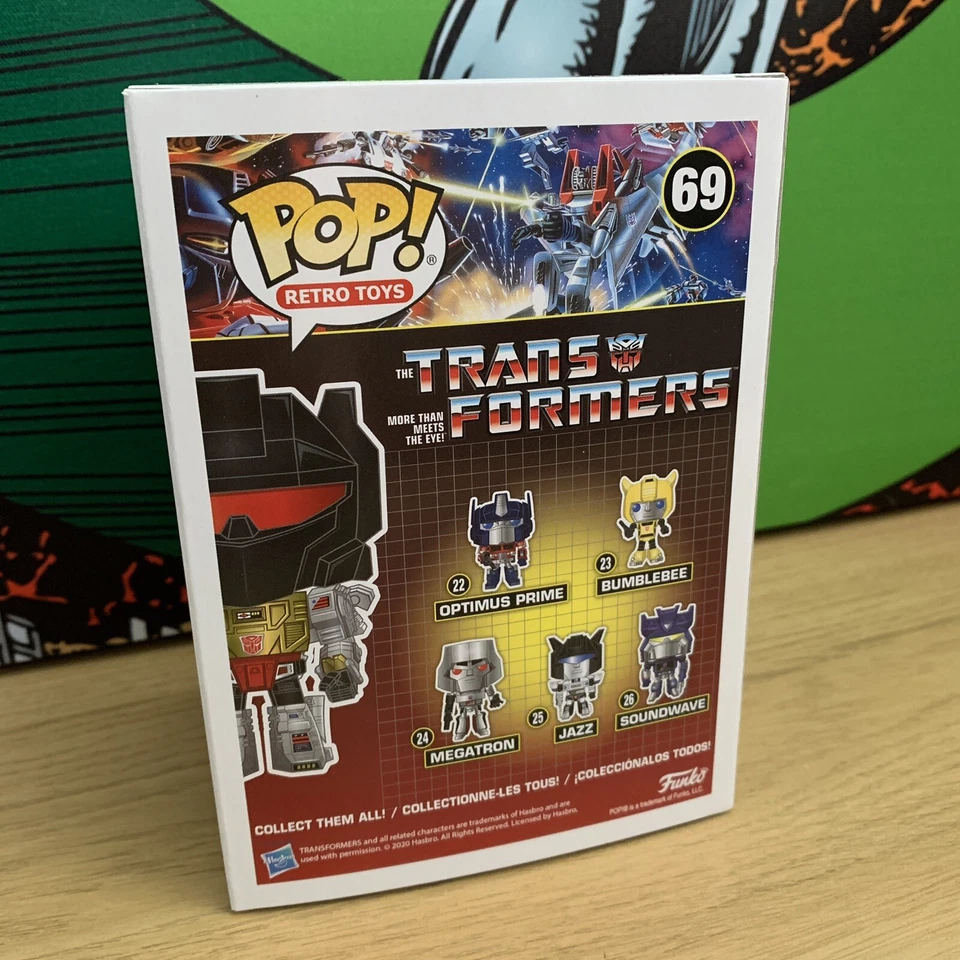 Funko Pop! #69 ECCC Limited Edition Grimlock Transformers Retro + Pop Protector - Image 4 of 4