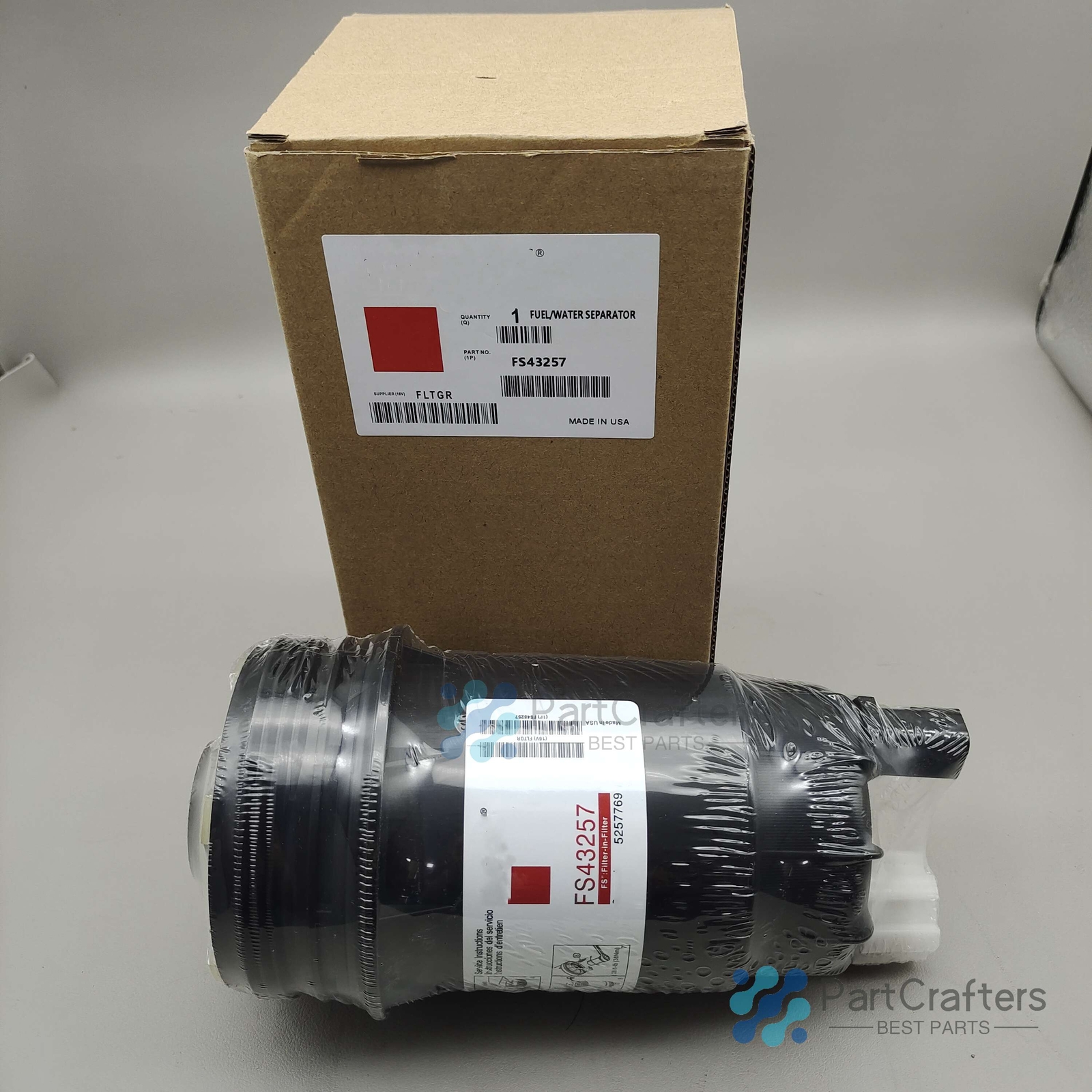 07-09 Dodge 2500 3500 6.7L Cummins Diesel Fuel Filter & WIF Sensor Fleetguard