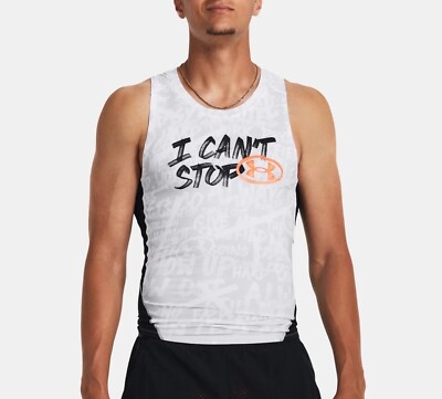UNDER ARMOUR Alter Ego I Cant Stop Tank Top Men L Compression Fit Active Iconic