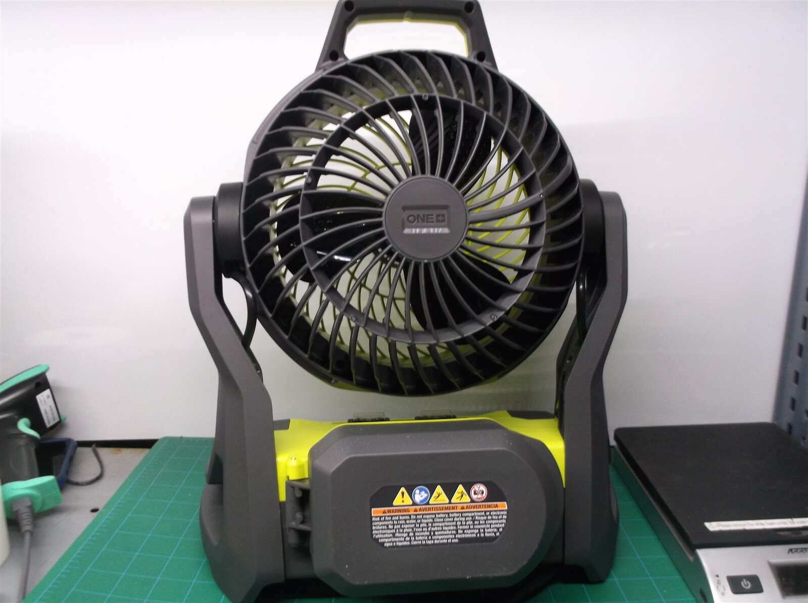 RYOBI 18V ONE+ Cordless 71/2 in. Bucket Top Misting Fan (Tool Only