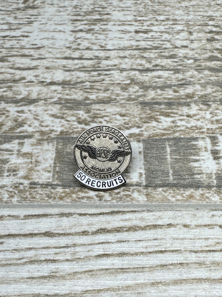 Recruiter Pin Air Force Sergeants Association Logo