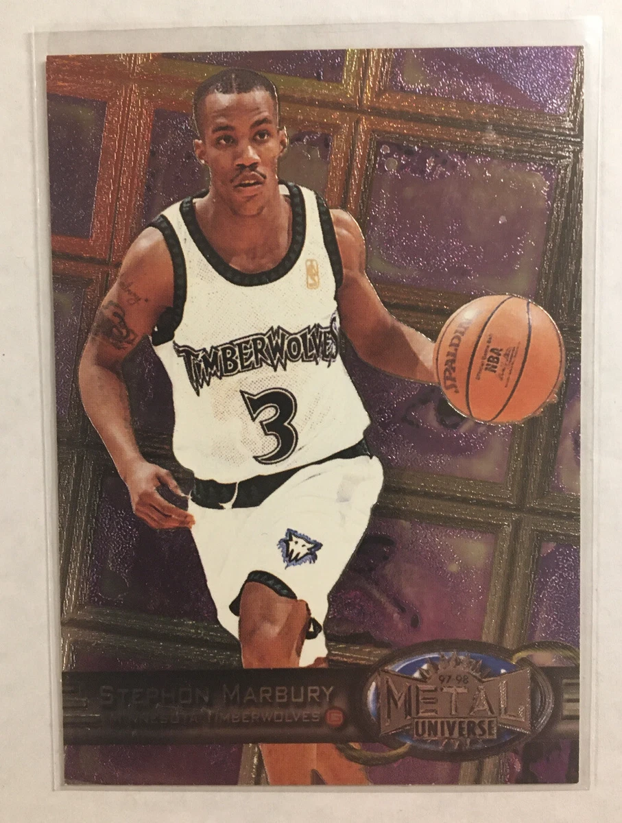 その他 97-98fleer showcase Stephan Marbury Fleer Stephon Marbury Basketball 1997-98 Season Sports Trading