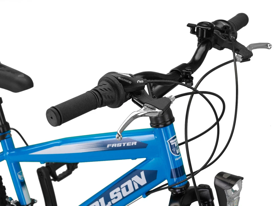24 ZOLL FAHRRAD SHIMANO 21GANG 24" KINDERFAHRRAD FASTER MOUNTAINBIKE MTB BLAU - Bild 2 von 2