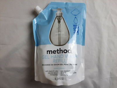 Method Gel Hand Wash Refill (Sweet Water Scent) - 34 FL OZ