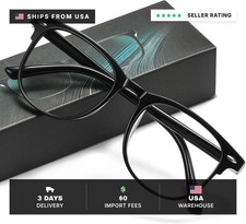 Okany Blue Light Blocking Glasses for Women Men Woman Black Computer Screen Filt