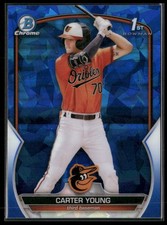 2023 Bowman Chrome Sapphire Edition #BCP-183 Carter Young Prospects