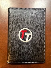 Team Titleist Golf Leather Score Card Cover