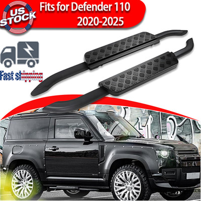 U.S. Warehouse Running Board Side Steps Nerf Bar Fits for Defender 90 2020-2025