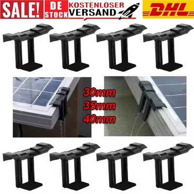 10~100 Solar Panel Entwässerung Clips Wasser Ablauf Solar Befestigung-30/35/40mm