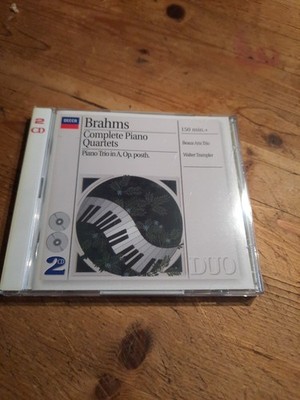 Complete Piano Quartets,  Piano Trio In A,  von Brahms* - Beaux Arts 11307