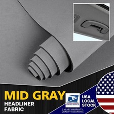 Automotive Universal Flat Knit Headliner Fabric With Foam Backing /60" Wide