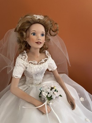 Ashton Drake  The Cherished Bride'' First in Series by Adrienne Brown w Tuffet 