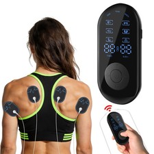 Muscle Stimulator Machine TENS EMS NMES 8 Electrode Pads 18 Modes Relaxing